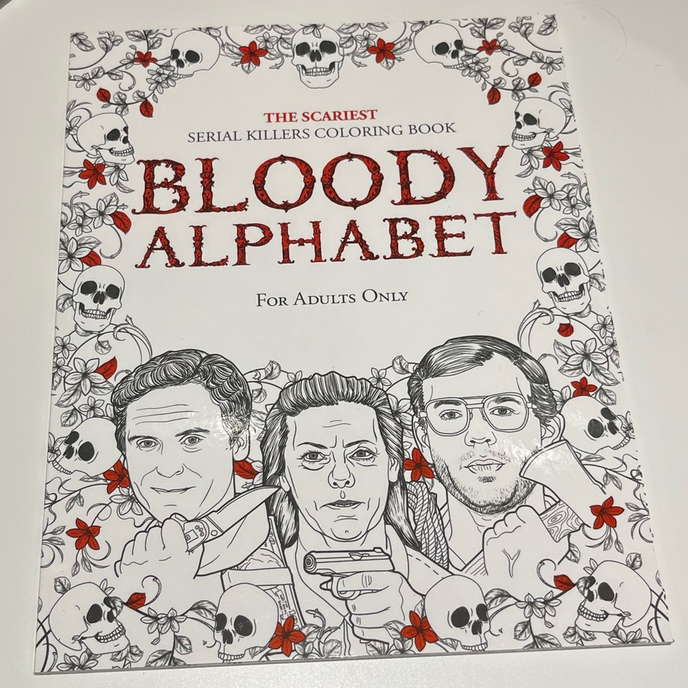 Bloody Alphabet Colouring Book